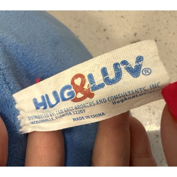 Alien Plush Toy Hug&Luv 15" Blue Youre Outta This World Soft Polyester All Ages - Picture 5 of 7